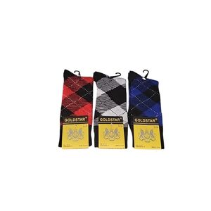 Goldstar Men's Plaid Socks Set